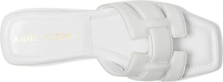Anne Klein Loyal Women's Dress Sandals White : 7 M, Leather - Image 2