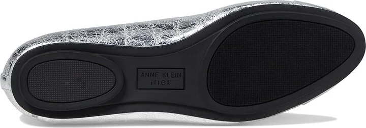 Anne Klein Luci Ballet Flats Women's Flat Shoes Silver : 11 M - Image 3