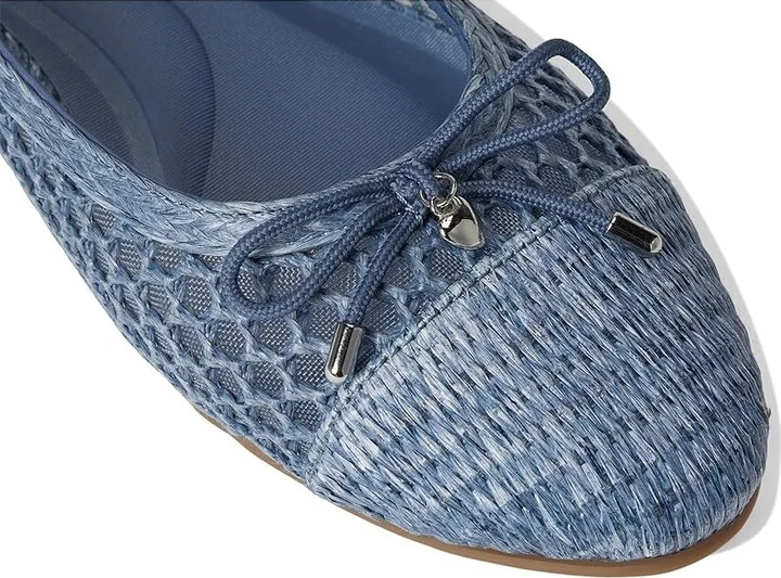 Anne Klein Luci-M Women's Flat Shoes Blue Raffia : 10 M, Mesh/Rubber - Image 7