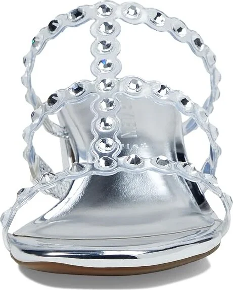 Anne Klein Marissa Women's Sandals Clear Crystal/Silver : 6 M - Image 2
