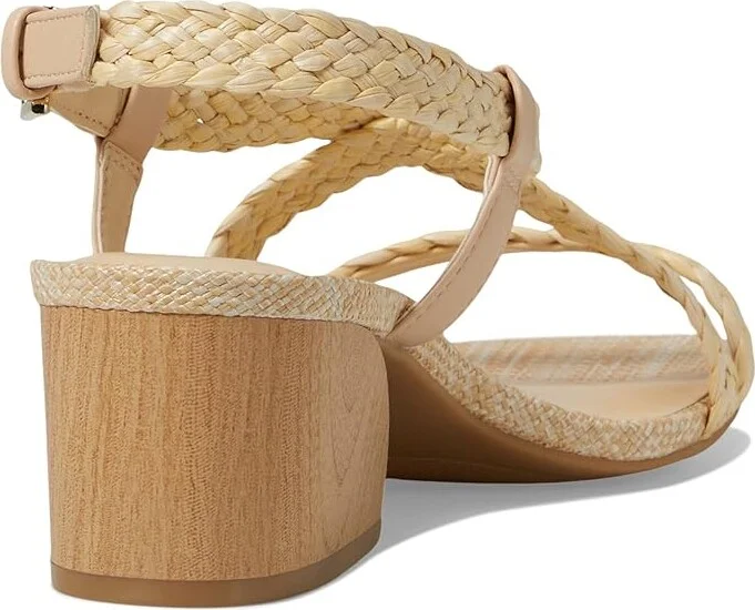 Anne Klein Meliza Women's Sandals Raffia : 8 M, Rubber - Image 4