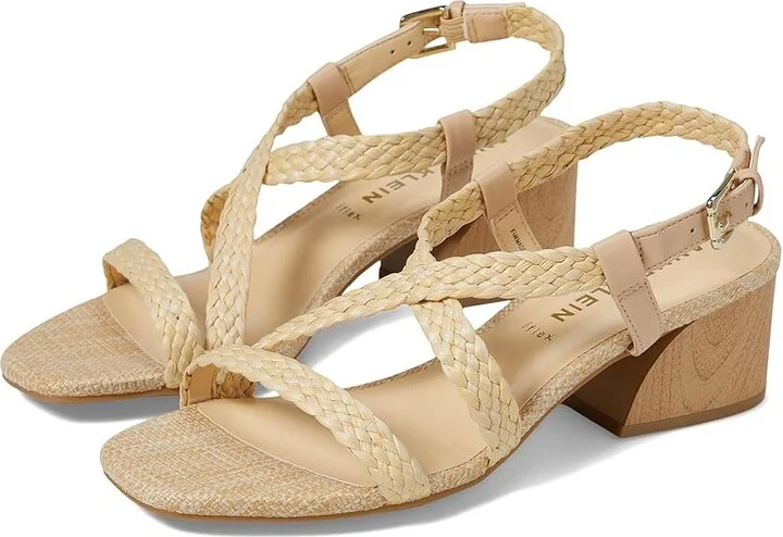 Anne Klein Meliza Women's Sandals Raffia : 8 M, Rubber