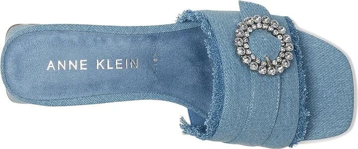 Anne Klein Nahla Women's Sandals Denim : 8.5 M, Synthetic - Image 2