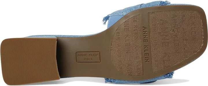 Anne Klein Nahla Women's Sandals Denim : 8.5 M, Synthetic - Image 3