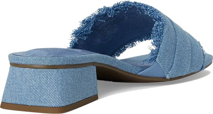 Anne Klein Nahla Women's Sandals Denim : 8.5 M, Synthetic - Image 4