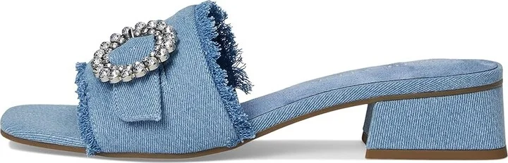 Anne Klein Nahla Women's Sandals Denim : 8.5 M, Synthetic - Image 6