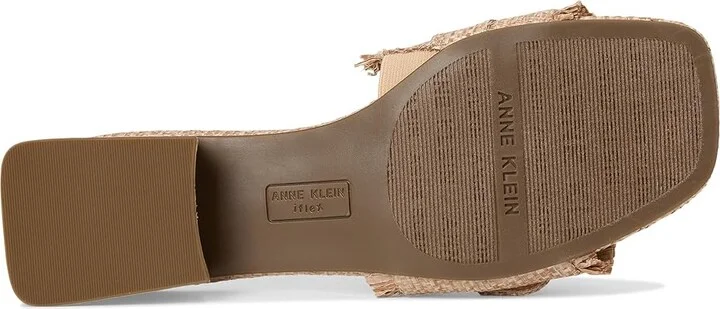 Anne Klein Nahla Women's Sandals Natural Raffia : 8.5 M, Synthetic - Image 3