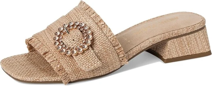 Anne Klein Nahla Women's Sandals Natural Raffia : 8.5 M, Synthetic - Image 5