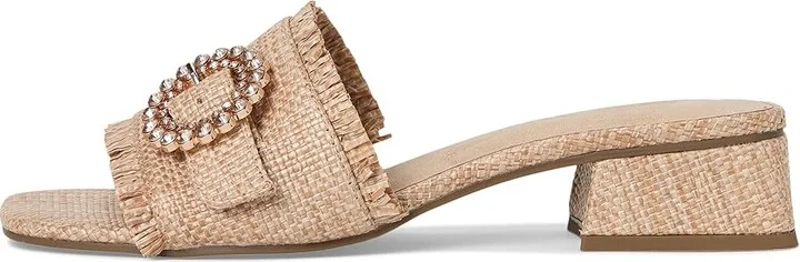 Anne Klein Nahla Women's Sandals Natural Raffia : 8.5 M, Synthetic - Image 6