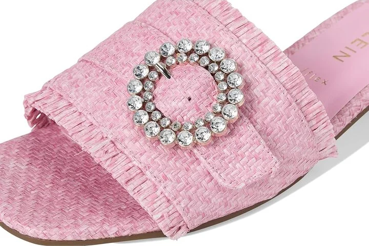 Anne Klein Nahla Women's Sandals Pink : 9 M, Synthetic - Image 7