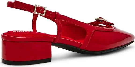 Anne Klein Natalie Women's Shoes Deep Red : 9.5 M, Leather - Image 4