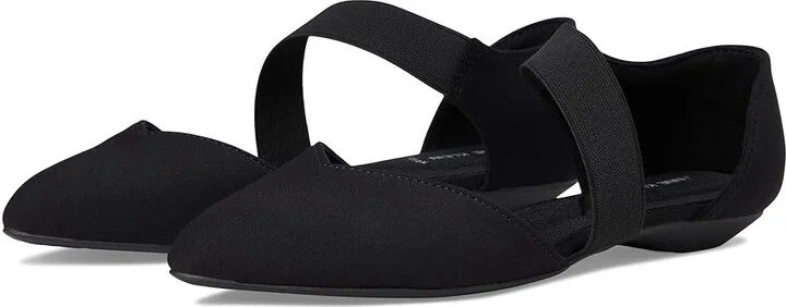 Anne Klein Obila Women's Flat Shoes Black : 6.5 M, Leather/Rubber