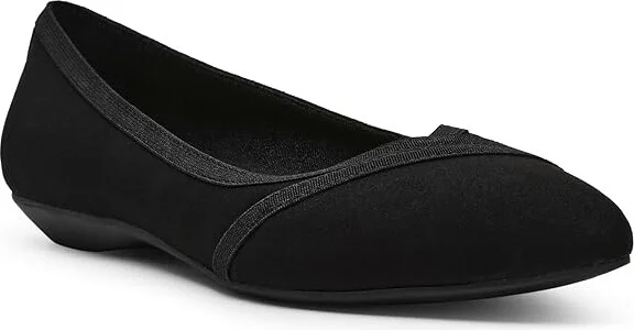Anne Klein Oceanus Women's Flat Shoes Black : 6 M, Leather
