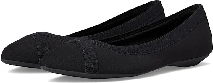 Anne Klein Odiera Women's Flat Shoes Black : 6 M, Leather