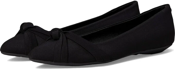 Anne Klein Omkara Women's Flat Shoes Black : 8.5 M, Leather