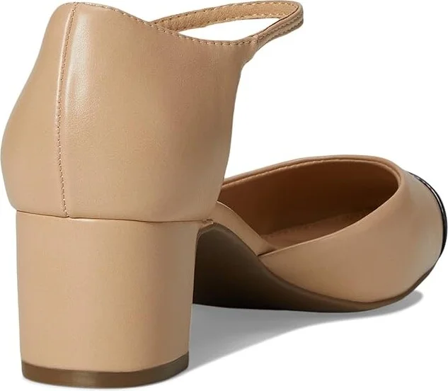 Anne Klein Pearle High Women's Heels Nude Black : 9.5 M, Leather - Image 4
