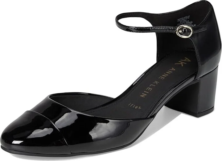 Anne Klein Pearle High Women's Heels Nude Black : 9.5 M, Leather - Image 11