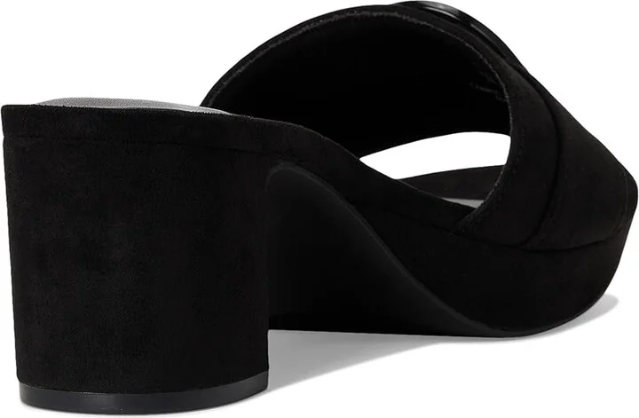 Anne Klein Pepper Men's Sandals Black Suede : 7.5 M - Image 4