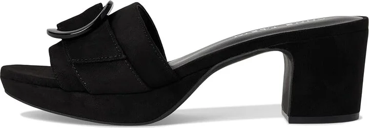 Anne Klein Pepper Men's Sandals Black Suede : 7.5 M - Image 6
