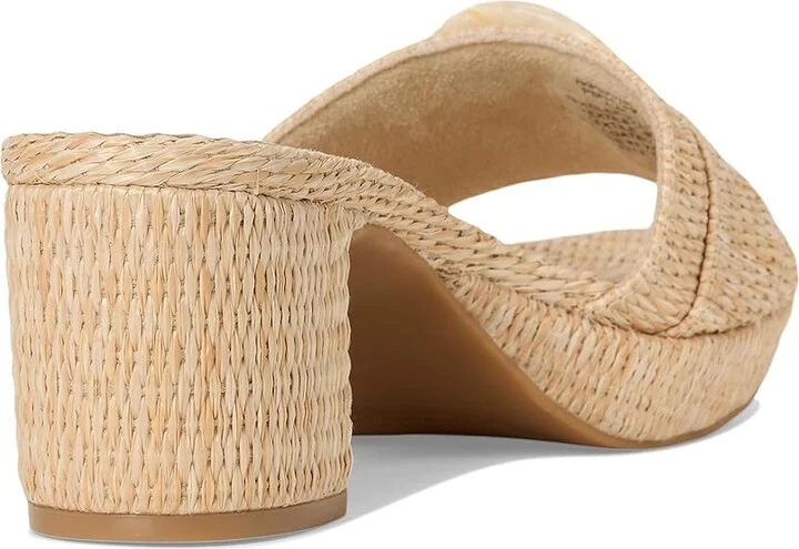 Anne Klein Pepper Men's Sandals Natural Raffia : 11 M, Suede - Image 4