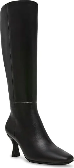 Anne Klein Perfection Women's Boots Black Leather : 10 M