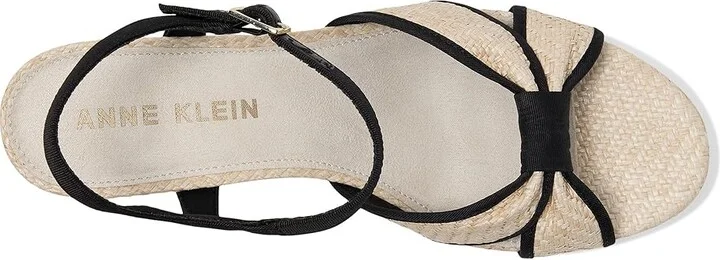 Anne Klein Pileni Women's Sandals White/Black : 7 M, Synthetic - Image 2