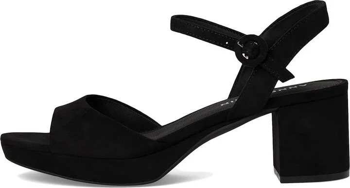 Anne Klein Piper Women's Sandals Black Sued : 6 M, Rubber/Synthetic - Image 6
