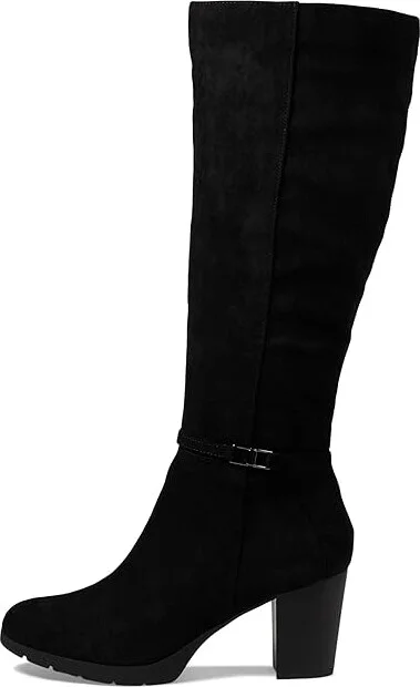 Anne Klein Reachup Women's Boots Black Suede : 9 M - Image 5
