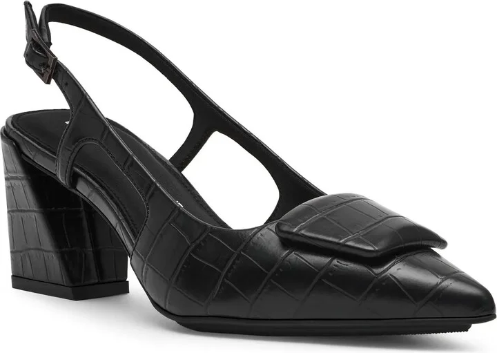 Black Croc Print
