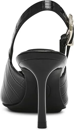 Anne Klein Ritzy High Women's Heels Black Croc : 9 M, Leather/Suede - Image 4