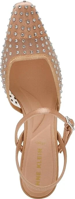 Anne Klein Rosedale-C High Women's Heels Crystal : 5.5 M, Leather/Rubber - Image 2