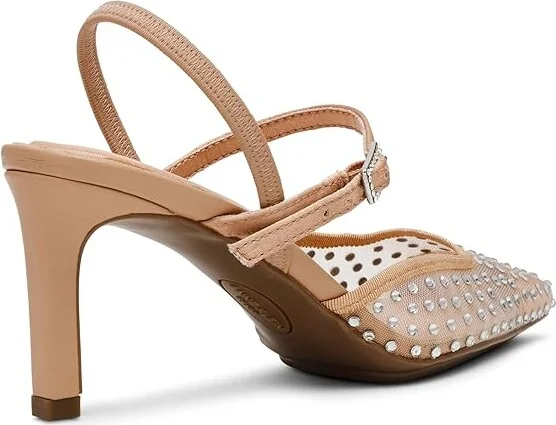Anne Klein Rosedale-C High Women's Heels Crystal : 5.5 M, Leather/Rubber - Image 4