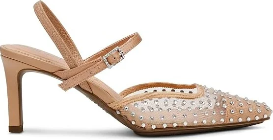 Anne Klein Rosedale-C High Women's Heels Crystal : 5.5 M, Leather/Rubber - Image 6