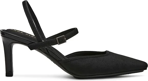 Anne Klein Rosedale High Women's Heels Navy : 6 M, Leather/Rubber/Suede - Image 11