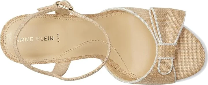 Anne Klein Rosy Women's Sandals Natural Raffia : 8.5 M, Rubber/Synthetic - Image 2