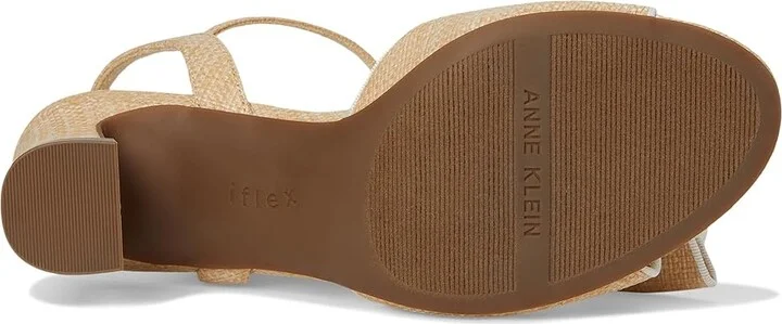 Anne Klein Rosy Women's Sandals Natural Raffia : 8.5 M, Rubber/Synthetic - Image 3