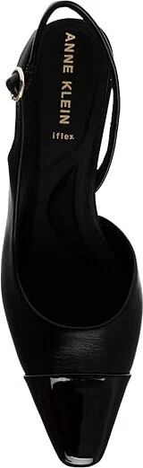 Anne Klein Sama High Women's Heels Black : 6 M, Leather/Rubber - Image 2