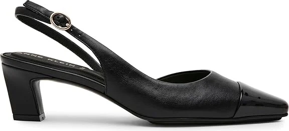 Anne Klein Sama High Women's Heels Black : 6 M, Leather/Rubber - Image 5