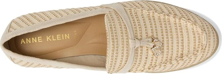 Anne Klein Sandrine Women's Flat Shoes Beige : 9.5 M, Cotton/Rubber - Image 2