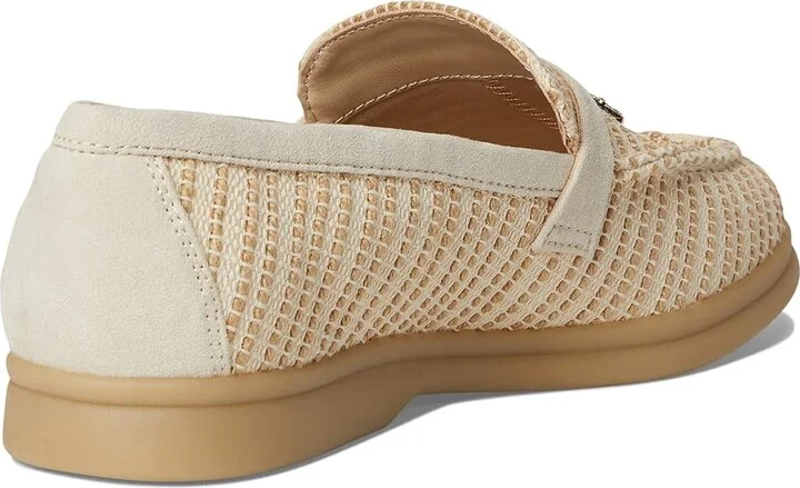 Anne Klein Sandrine Women's Flat Shoes Beige : 9.5 M, Cotton/Rubber - Image 4