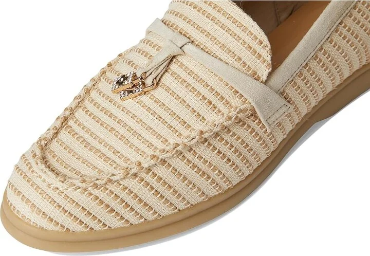 Anne Klein Sandrine Women's Flat Shoes Beige : 9.5 M, Cotton/Rubber - Image 7