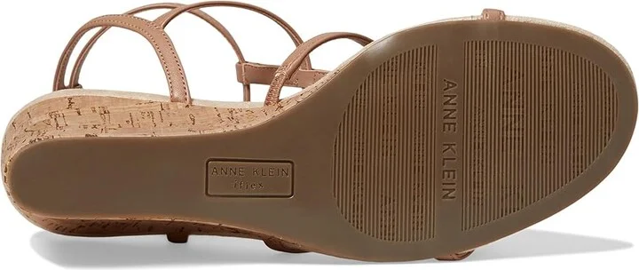 Anne Klein Sandy Women's Sandals Tan : 9 M, Leather/Synthetic - Image 3