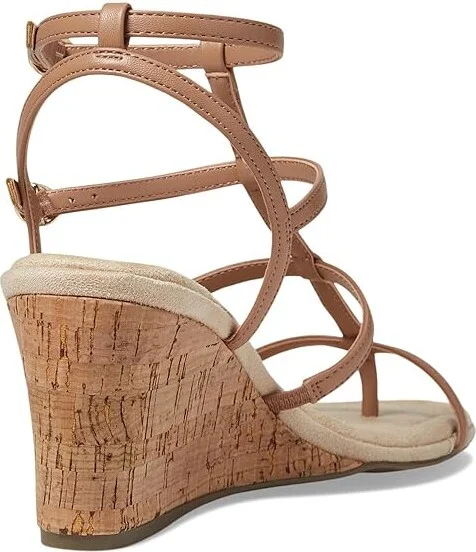 Anne Klein Sandy Women's Sandals Tan : 9 M, Leather/Synthetic - Image 4