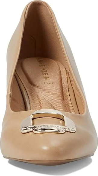 Anne Klein Sarina High Women's Heels Nude : 6 M, Textile - Image 2