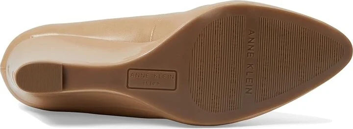 Anne Klein Sarina High Women's Heels Nude : 6 M, Textile - Image 3
