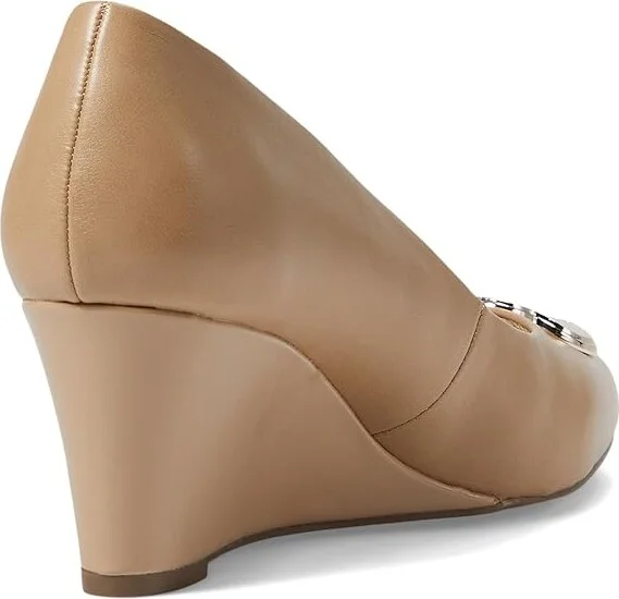 Anne Klein Sarina High Women's Heels Nude : 6 M, Textile - Image 4