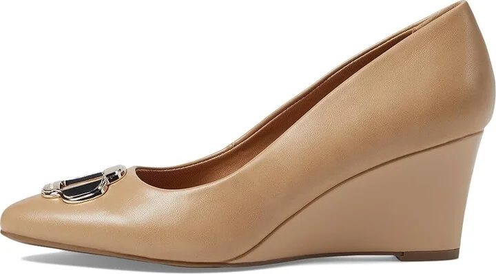 Anne Klein Sarina High Women's Heels Nude : 6 M, Textile - Image 5