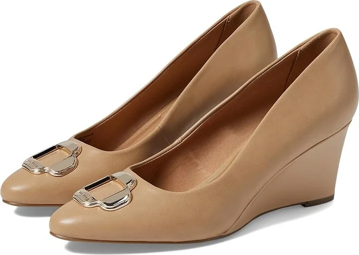Anne Klein Sarina High Women's Heels Nude : 6 M, Textile