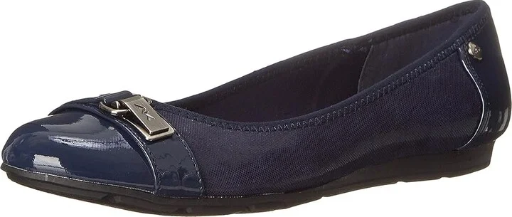 Anne Klein Sport Able Women's Slip on Shoes Navy : 5.5 M, Synthetic - Image 2