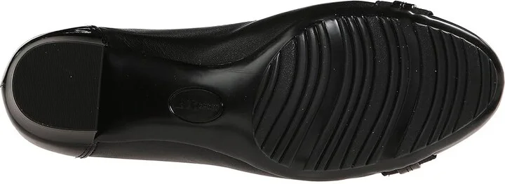 Anne Klein Sport Guardian High Women's Heels Black Leather : 5 M, Leather/Patent Leather - Image 4